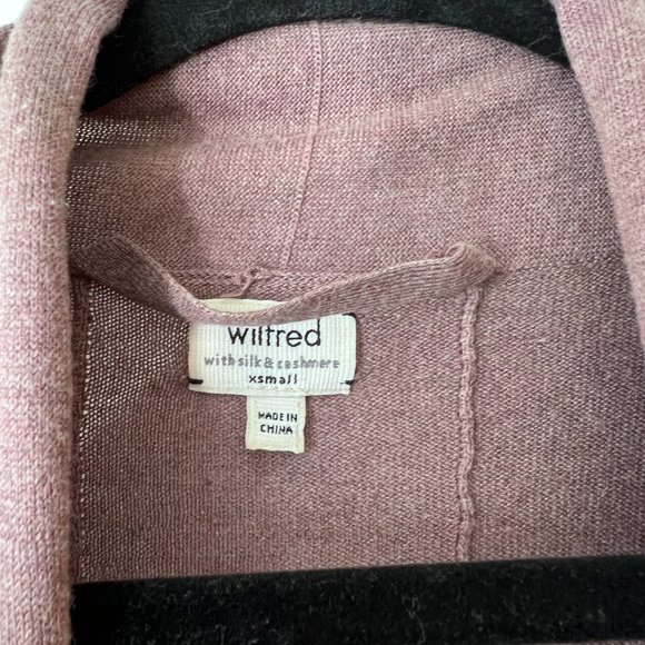 Wilfred Silk and Cashmere Blend Cardigan Sweater Size XS - Picture 4 of 4